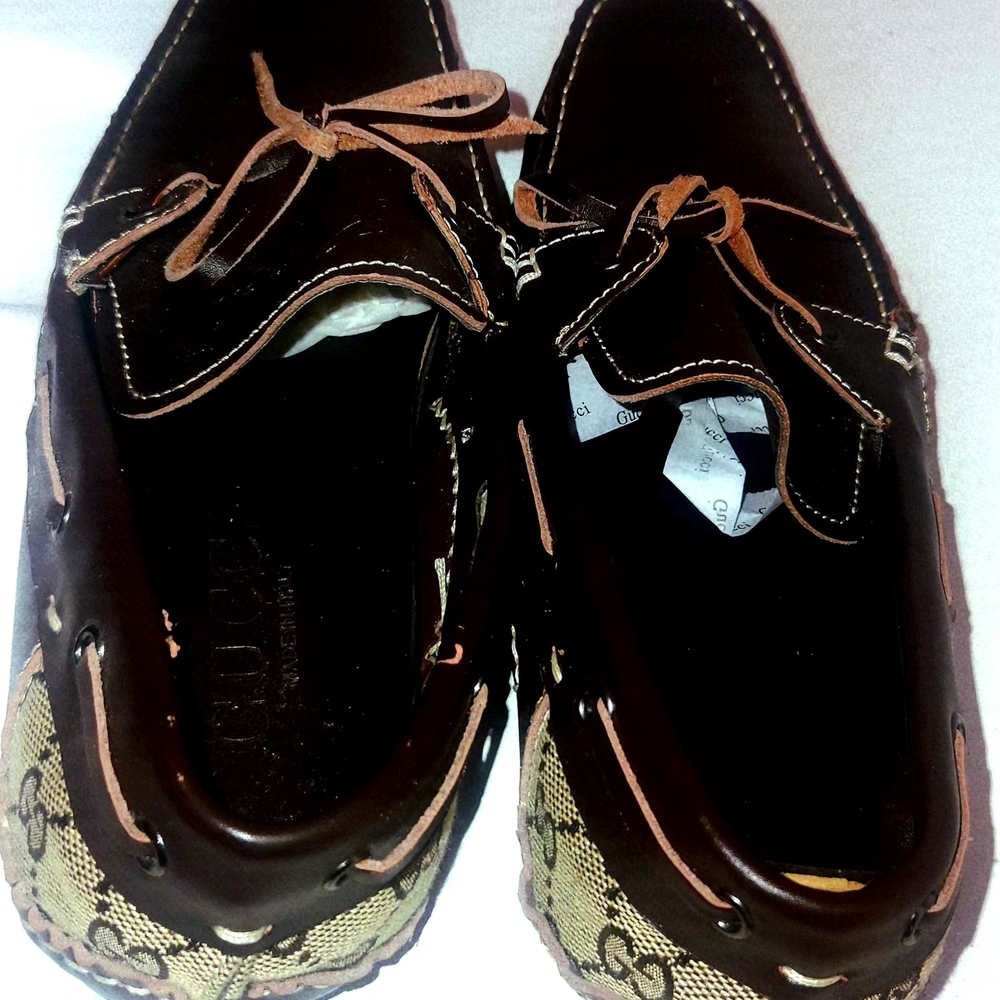 Gucci Black and Brown Loafers - Picture 4 of 4